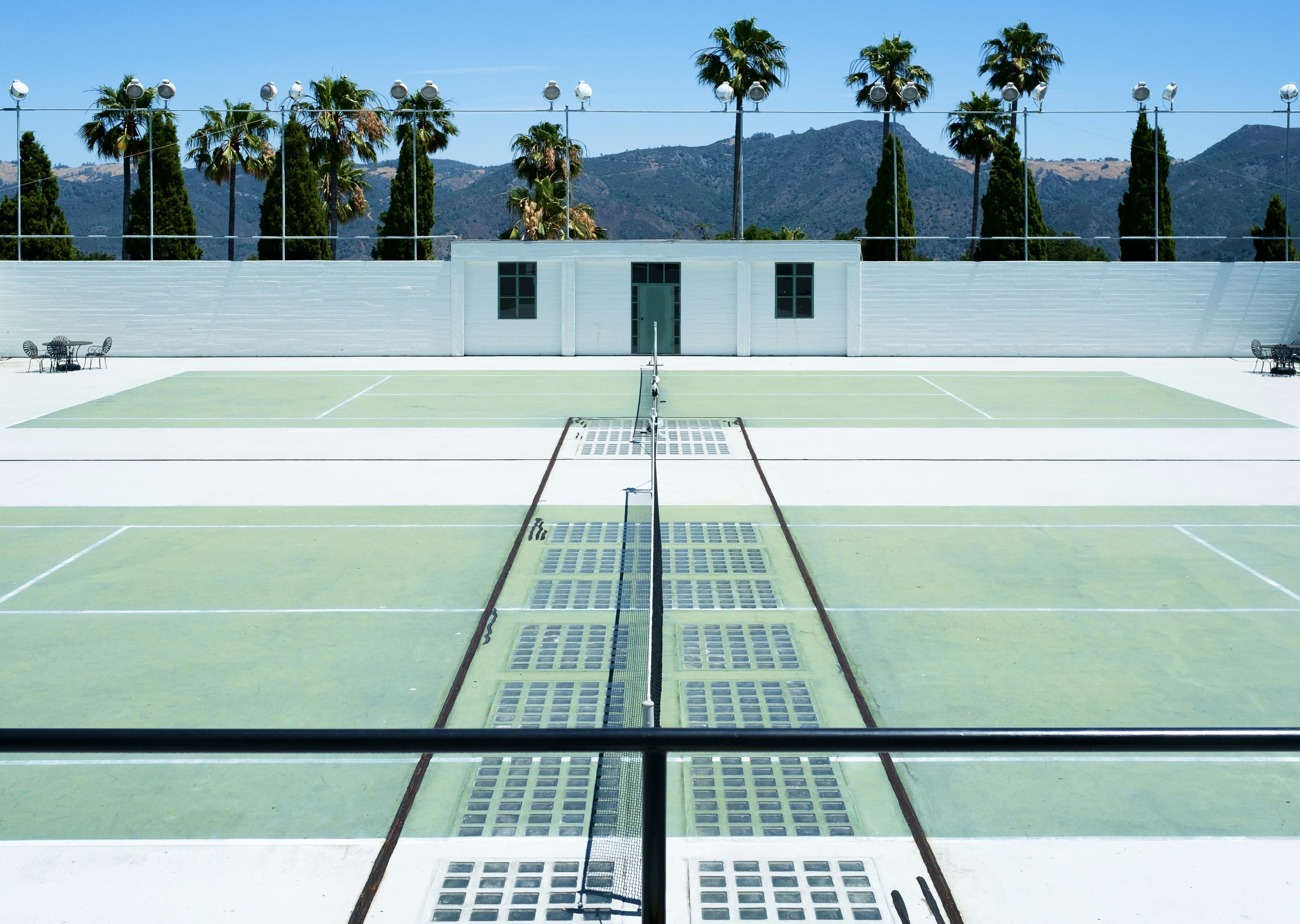 Beautiful resort tennis courts